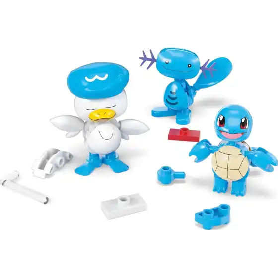 Mega Pokemon - Set 4 Pokeball di Tipo Acqua da costruire JCT42