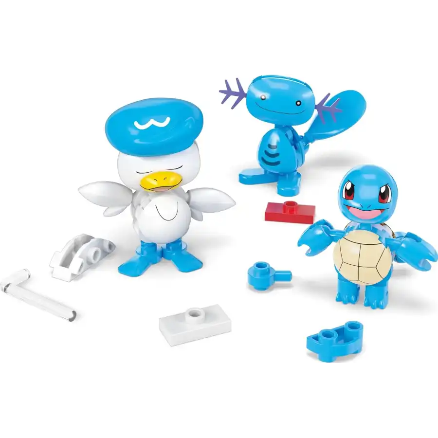 Mega Pokemon - Set 4 Pokeball di Tipo Acqua da costruire JCT42