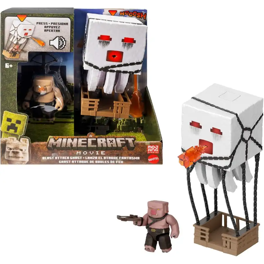 Minecraft - Ghast Attacco Esplosivo con Luci e Suoni JFB69