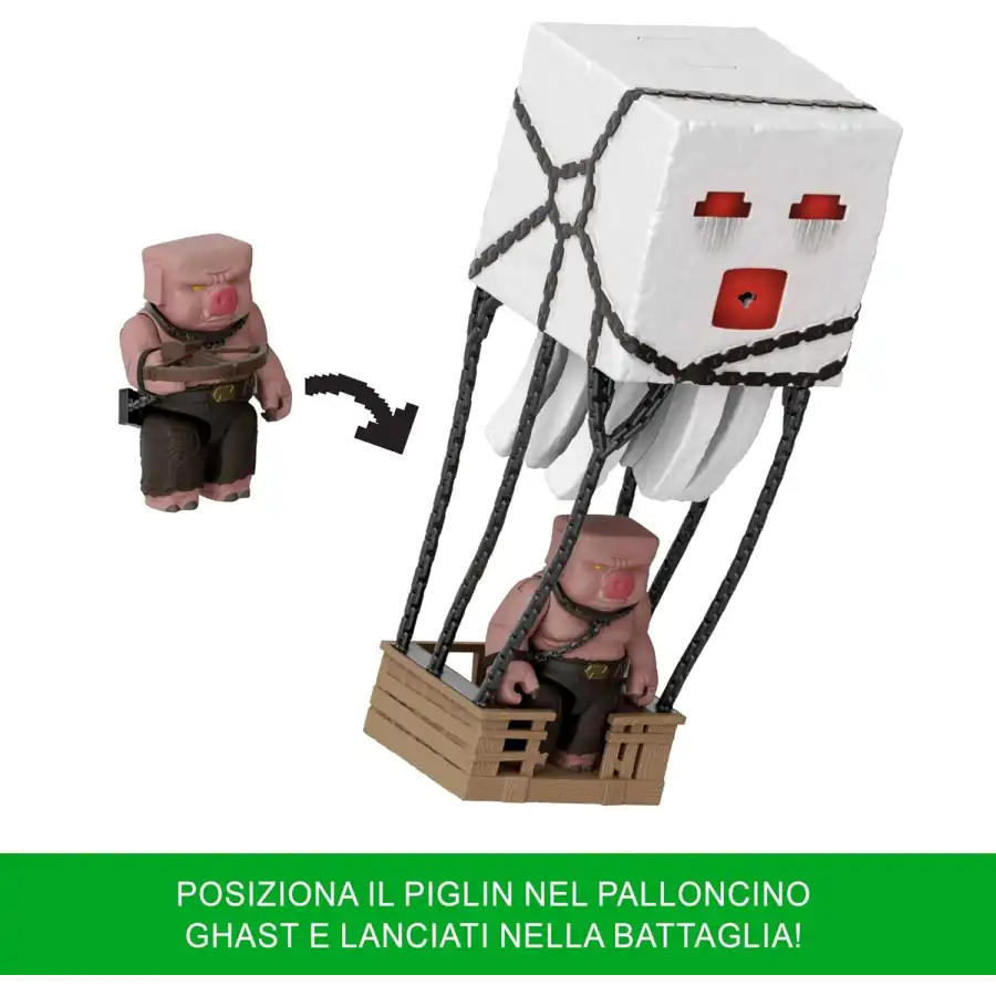 Minecraft - Ghast Attacco Esplosivo con Luci e Suoni JFB69