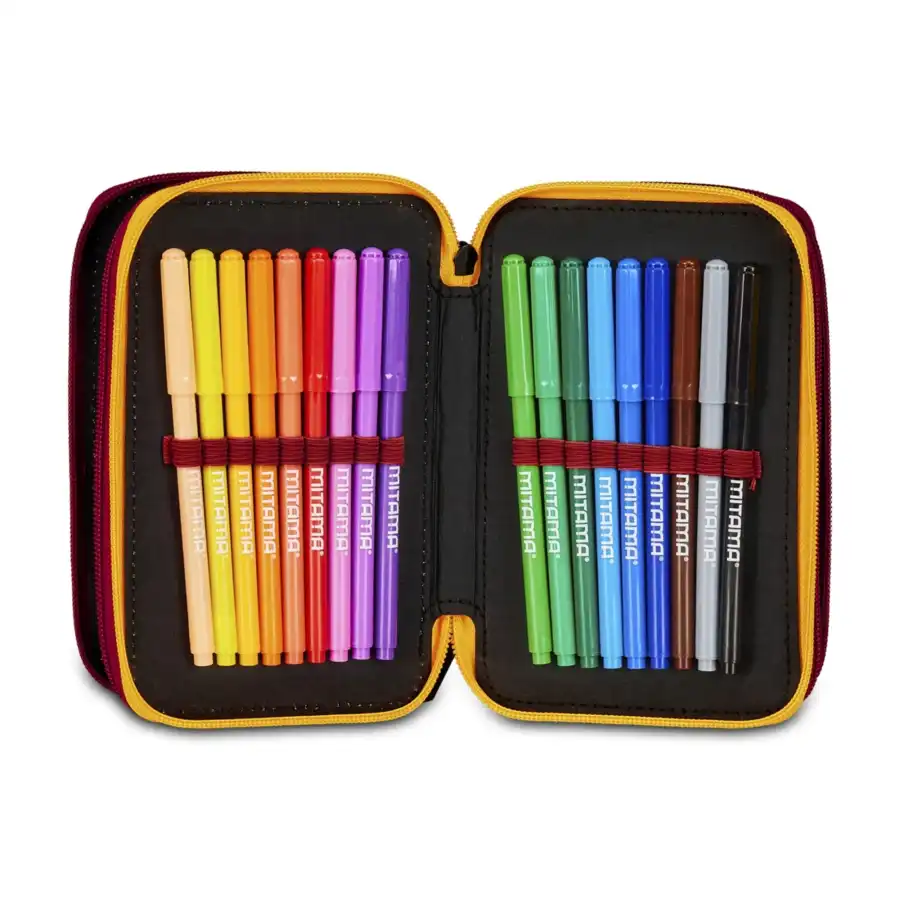 Astuccio Seven 3 Scomparti - AS Roma Cross and Win 2025-2026