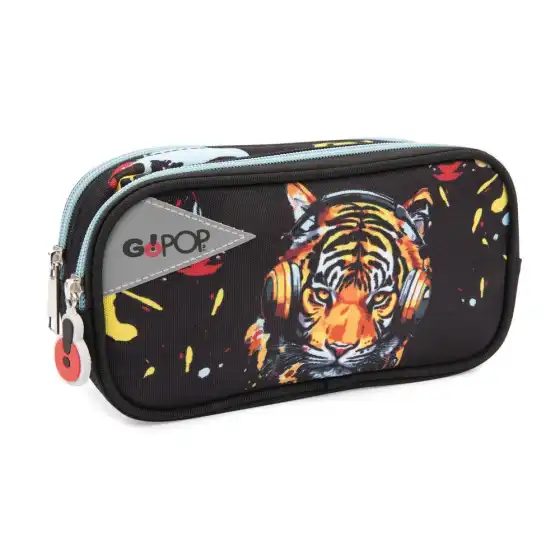 GoPop Astuccio 2 Zip Tiger Beats 2025-2026