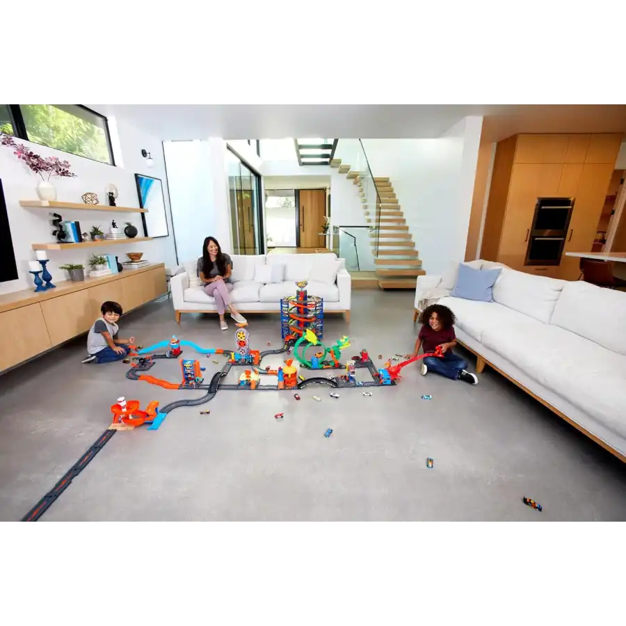 Hot Wheels - Pack di Espansione della City, macchinina Hot Wheels inclusa, HDN95