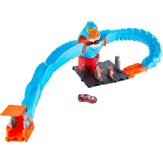 Hot Wheels - City Gorilla Attacco Distruttivo, Playset a Tema Stazione di Servizio con 1 Macchinina HDR30