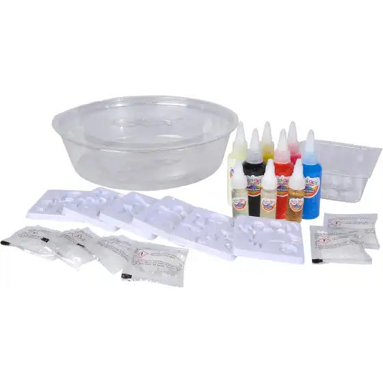 Aqua Gelz Deluxe - Set Creativo con Bottiglie di Gel Colorato, Glitter e Glow in the Dark