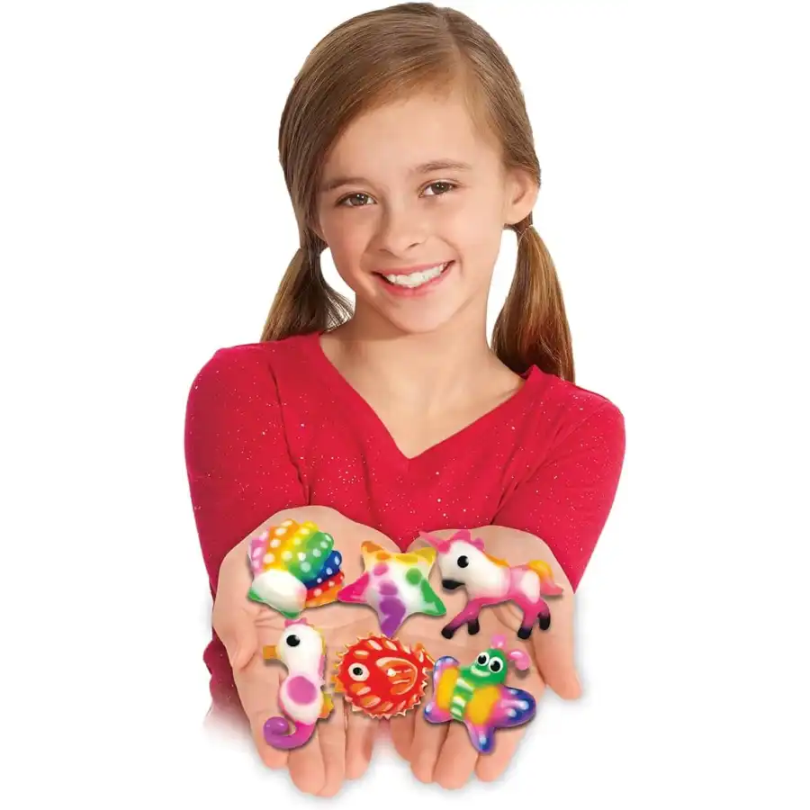 Aqua Gelz Deluxe - Set Creativo con Bottiglie di Gel Colorato, Glitter e Glow in the Dark