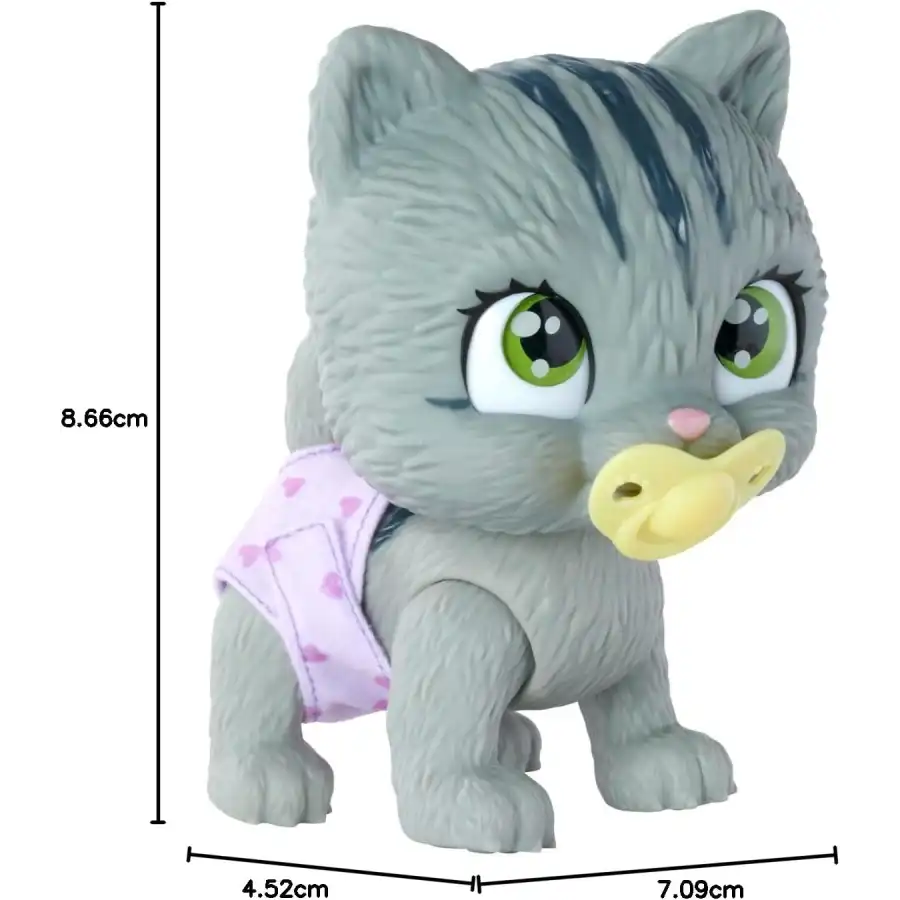 Simba - Pamper Petz Gattino Beve e Bagna con Pannolino con Zampina Gender Reveal