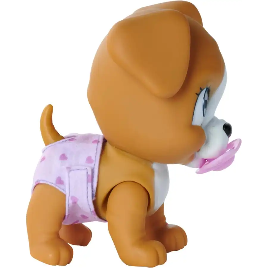 Simba - Pamper Petz Cagnolino Beve e Bagna con Pannolino con Zampina Gender Reveal