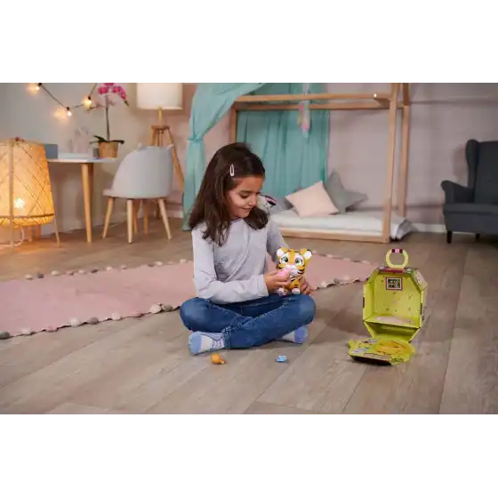 Simba - Pamper Petz Tigre Beve e Bagna con Pannolino con Zampina Gender Reveal