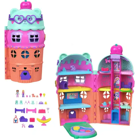 Polly Pocket JFT91 - Casa Gelato con Ascensore