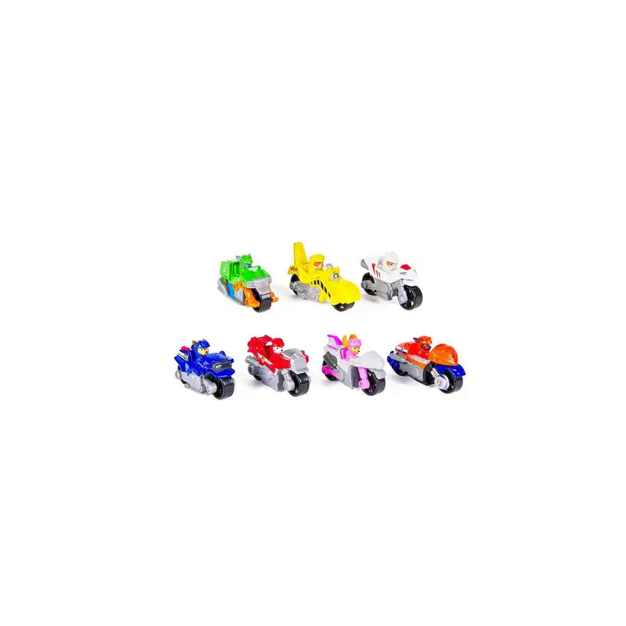 Paw Patrol Moto Pups True Metal, l'intera Squadra su due Ruote - Wildcat & Team Set Regalo