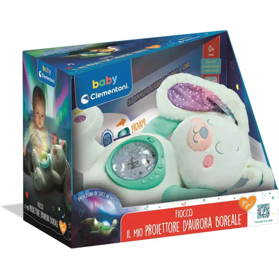 Clementoni 17588 - Baby Fiocco il Mio Proiettore di Aurora Boreale