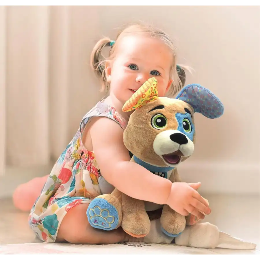 Clementoni 17583 - Timmy Parla Gioca Canta, Peluche interattivo