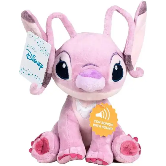 Disney - Peluche Angel Stitch con Suono 35 cm