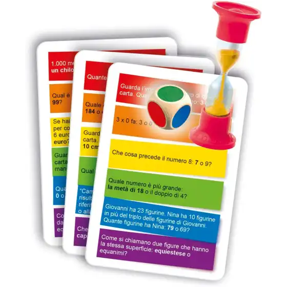 Clementoni Sapientino Più - Matematica, 300 Quiz e 50 Cards Educative 16440