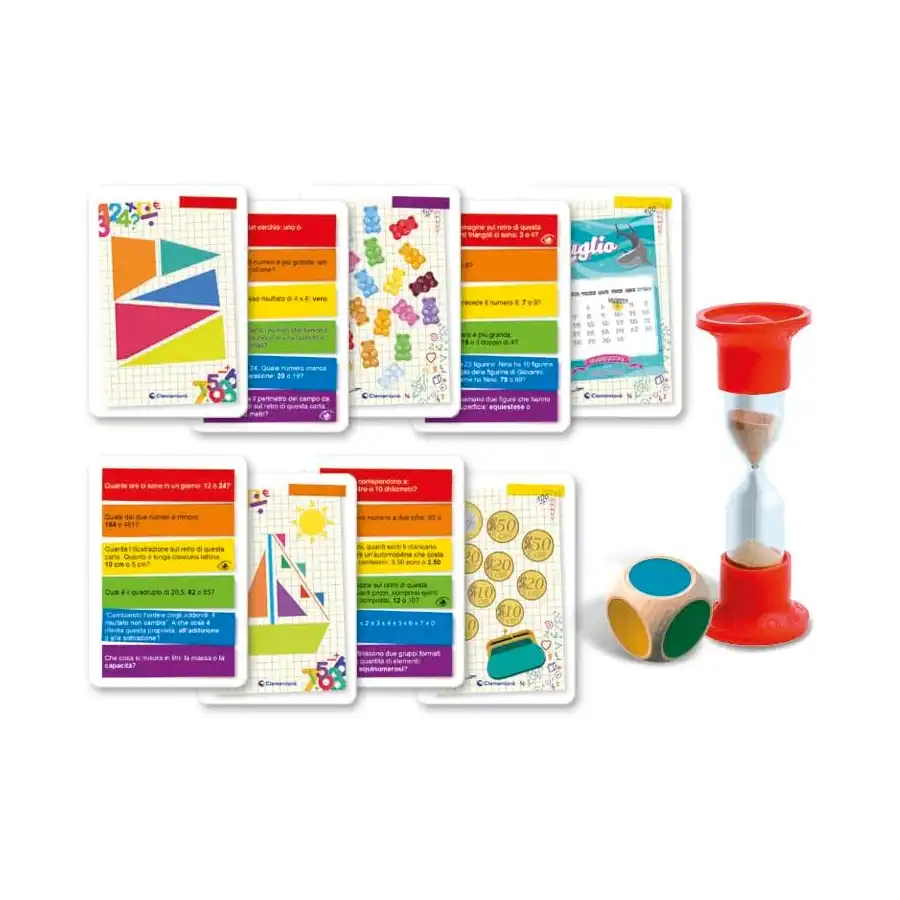 Clementoni Sapientino Più - Matematica, 300 Quiz e 50 Cards Educative 16440