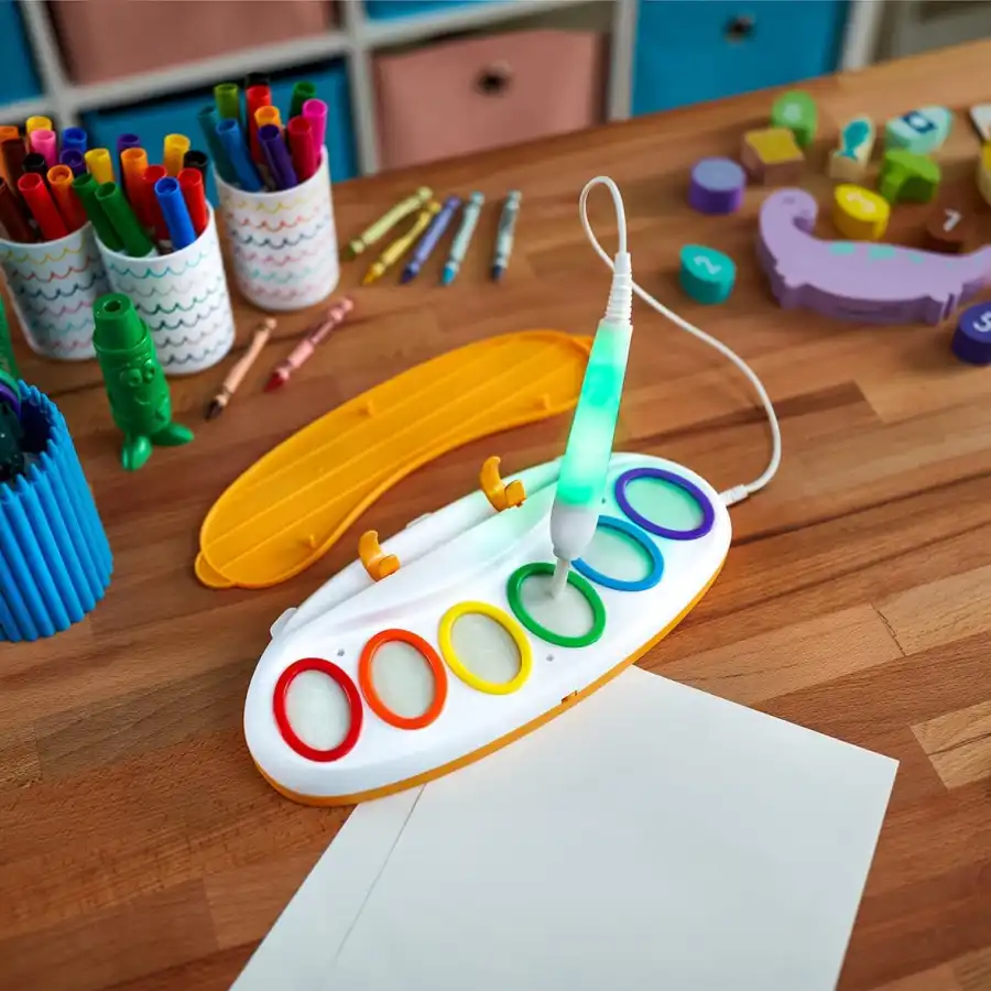 Crayola Color Wonder MagiPennello Luminoso, Magic Light Brush, Set Pittura Senza Macchia - Versione Italiana