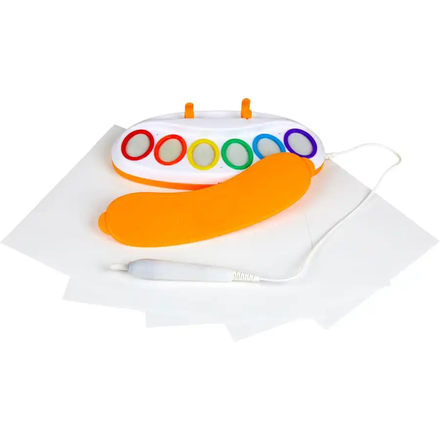 Crayola Color Wonder MagiPennello Luminoso, Magic Light Brush, Set Pittura Senza Macchia - Versione Italiana