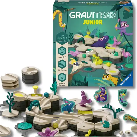 Ravensburger - Gravitrax Junior Starter Set L - Pista Biglie con 100 Pezzi