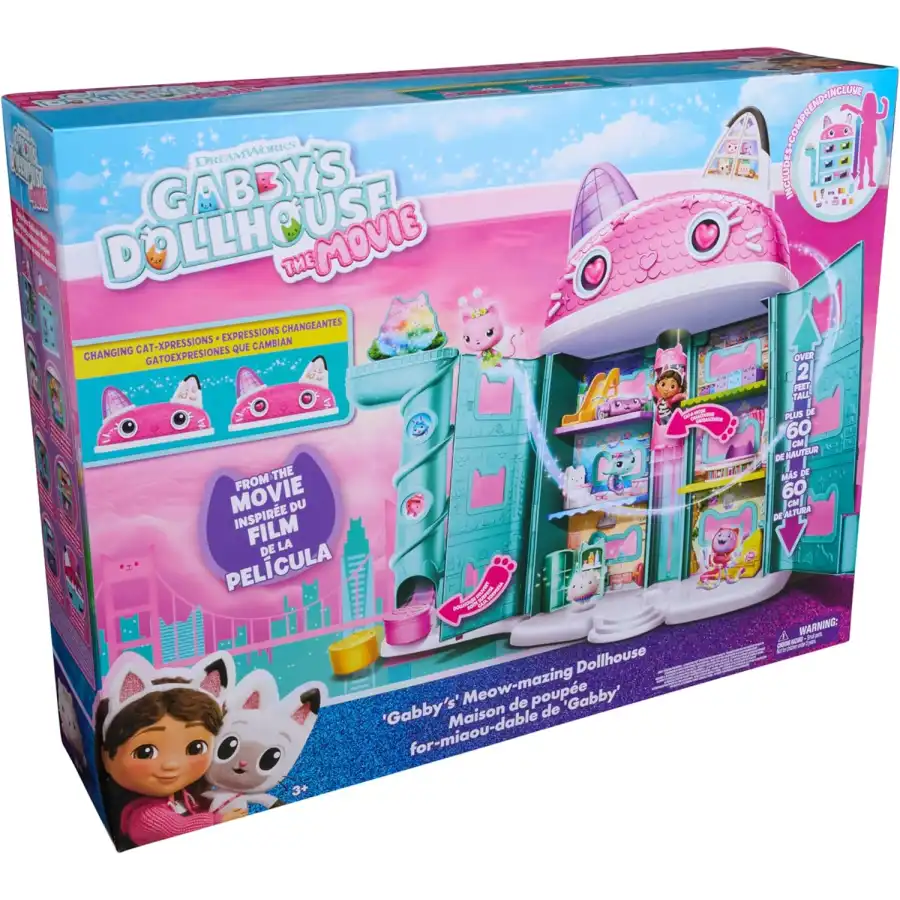 Gabby's Dollhouse - La casa delle Bambole di Gabby a Tema Movie con Occhi Lenticolari
