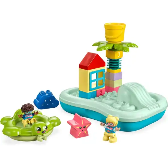 Lego Duplo 10989 - Parco Acquatico, Giochi da Bagnetto Tartaruga e Stella Marina