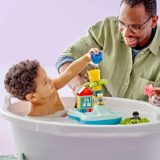 Lego Duplo 10989 - Parco Acquatico, Giochi da Bagnetto Tartaruga e Stella Marina