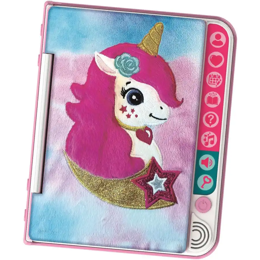 Clementoni 16681 - BFF Didy Il Mio Diario Segreto Unicorno Interattivo, Storie Musica e attività Creative