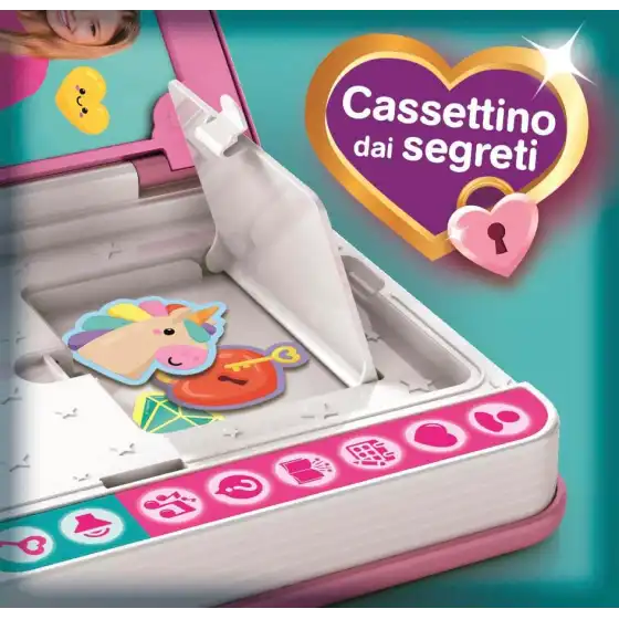Clementoni 16681 - BFF Didy Il Mio Diario Segreto Unicorno Interattivo, Storie Musica e attività Creative