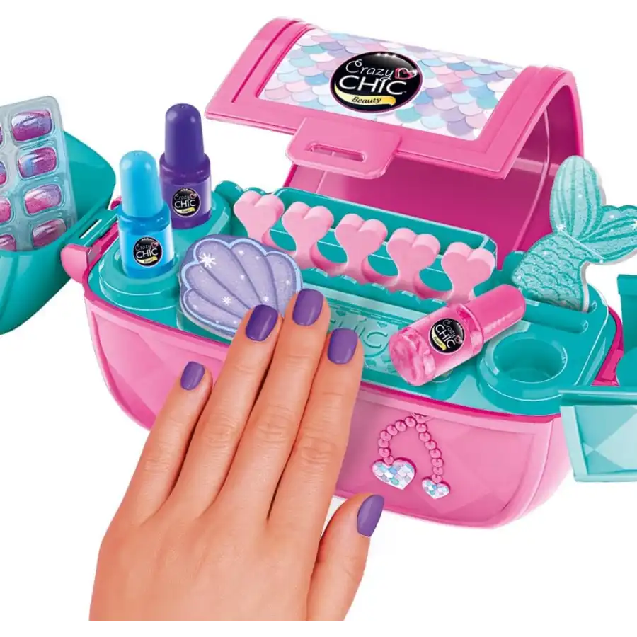 Clementony Crazy Chic 18206 - Nail Art Case - Set per Manicure