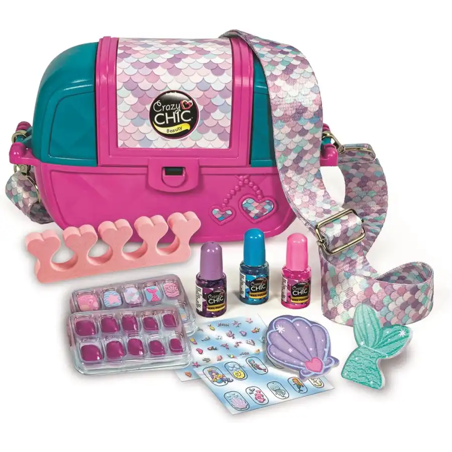 Clementony Crazy Chic 18206 - Nail Art Case - Set per Manicure