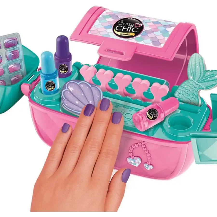 Clementony Crazy Chic 18206 - Nail Art Case - Set per Manicure