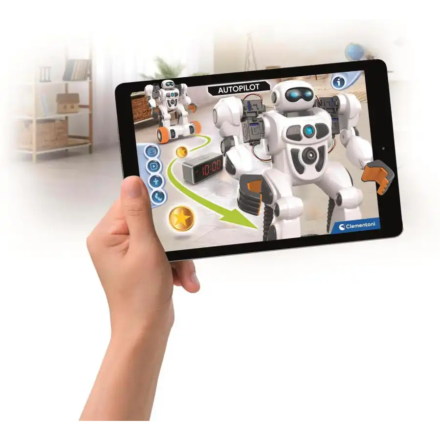 Clementoni Scienza e Gioco Robotics 19449 - AIRO PRO, Robot da Assemblare